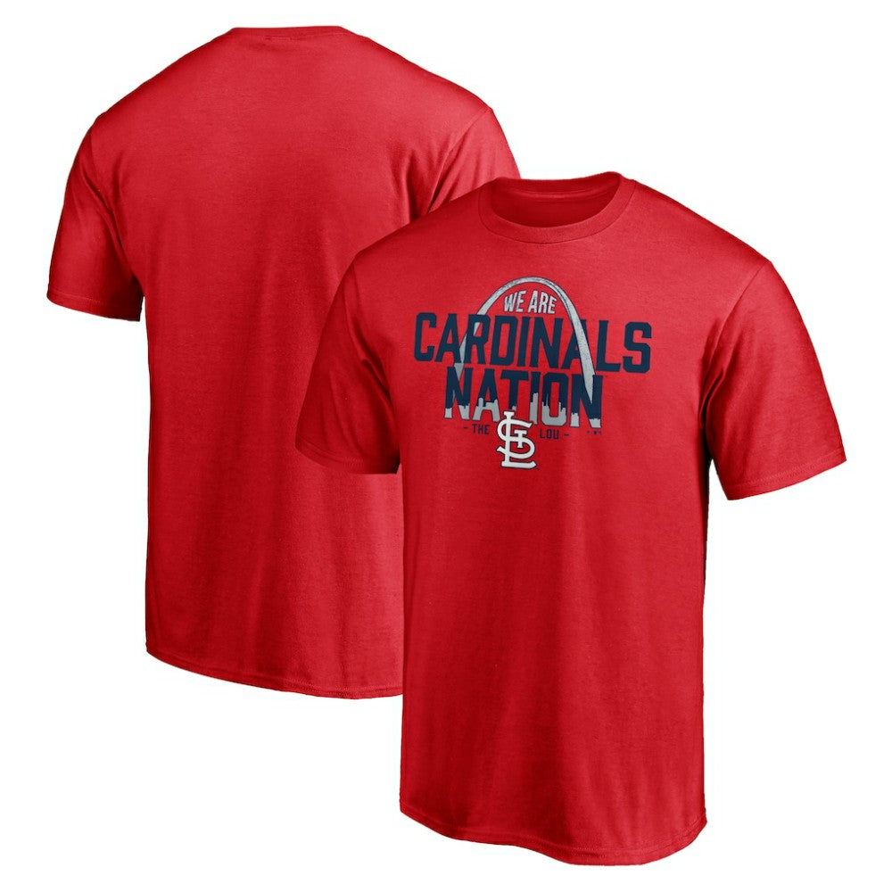 Red St. Louis Cardinals Hometown Collection Cards Nation T-Shirt