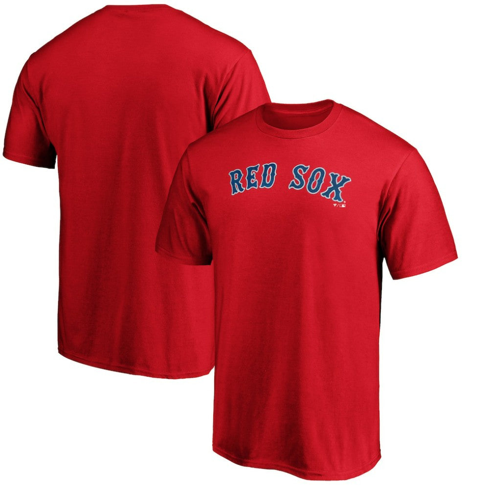 Red Boston Red Sox Official Team Wordmark T-Shirt