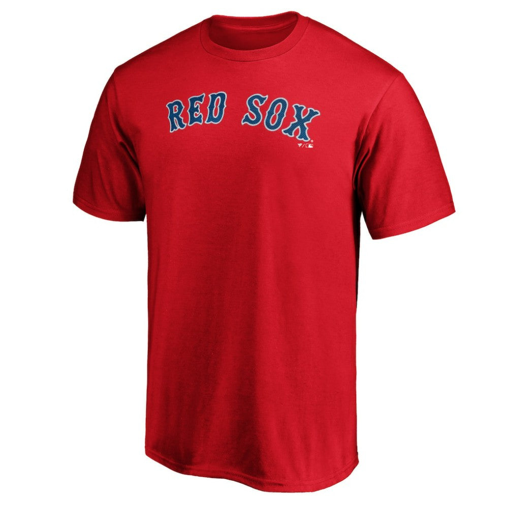 Red Boston Red Sox Official Team Wordmark T-Shirt