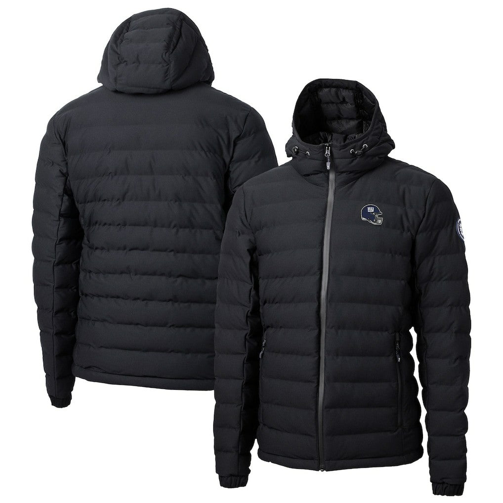 Cutter & Buck Helmet Mission Ridge Repreve Eco Insulated Puffer Full-Zip Jacket - New York Giants Jackets