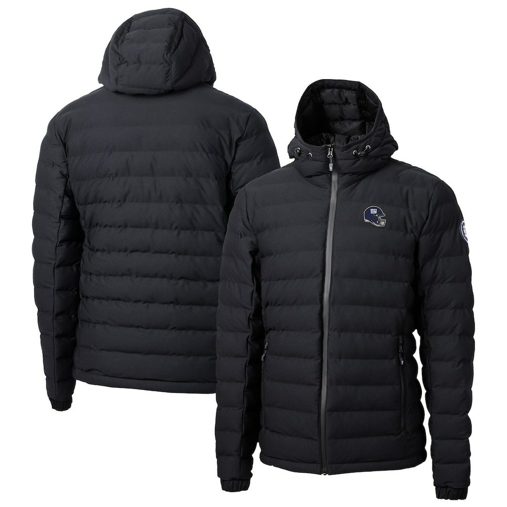 Cutter & Buck Helmet Mission Ridge Repreve Eco Insulated Puffer Full-Zip Jacket - New York Giants Jackets