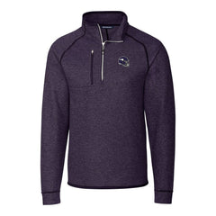 Cutter & Buck Helmet Mainsail Sweater-Knit Half-Zip Pullover Jacket - Minnesota Vikings Pullover