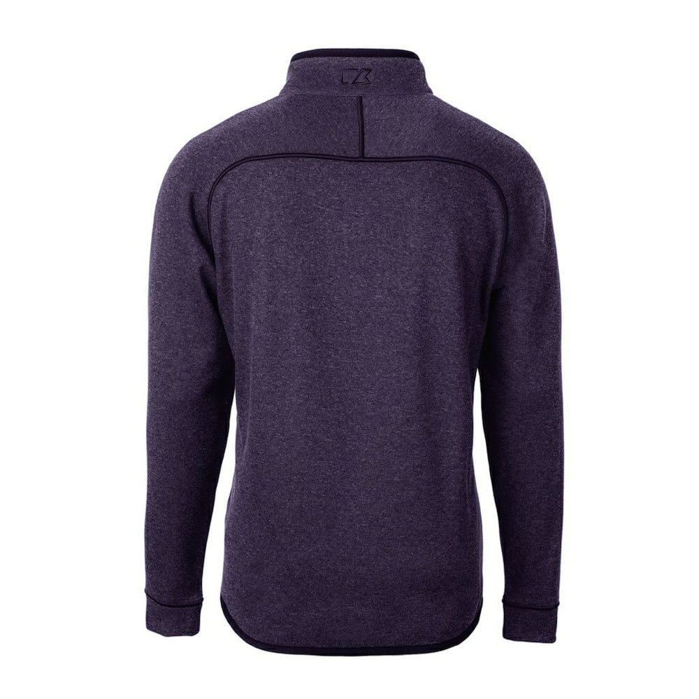 Cutter & Buck Helmet Mainsail Sweater-Knit Half-Zip Pullover Jacket - Minnesota Vikings Pullover