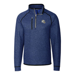 Cutter & Buck Helmet Mainsail Sweater-Knit Half-Zip Pullover Jacket - Los Angeles Chargers Pullover