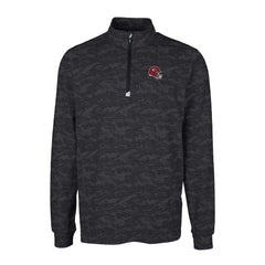 Cutter & Buck Helmet Traverse Camo Print Stretch Quarter-Zip Pullover Top - Kansas City Chiefs Pullover