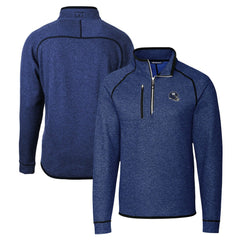 Cutter & Buck Helmet Mainsail Sweater-Knit Half-Zip Pullover Jacket - New York Giants Pullover