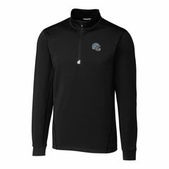 Cutter & Buck Helmet Traverse Stretch Quarter-Zip Pullover Top - Detroit Lions Pullover
