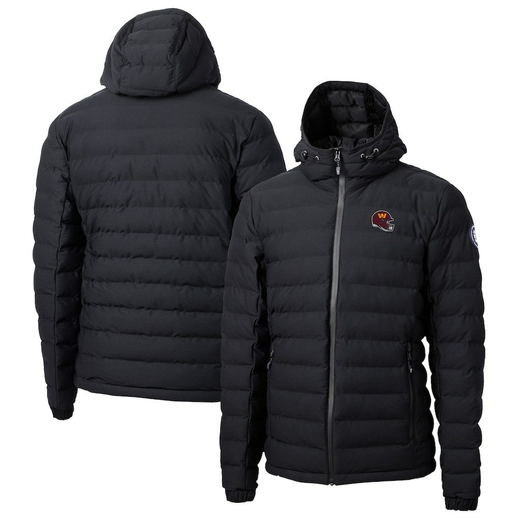 Cutter & Buck Helmet Mission Ridge Repreve Eco Insulated Puffer Full-Zip Jacket - Washington Commanders Jackets