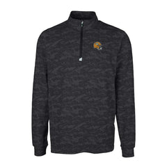Cutter & Buck Helmet Traverse Camo Print Stretch Quarter-Zip Pullover Top - Green Bay Packers Pullover