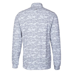 Cutter & Buck Helmet Traverse Camo Print Stretch Quarter-Zip Pullover Top - Jacksonville Jaguars Pullover