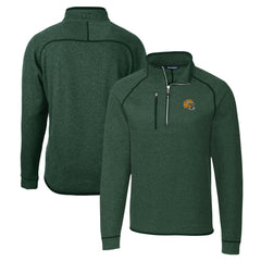 Cutter & Buck Helmet Mainsail Sweater-Knit Half-Zip Pullover Jacket - Green Bay Packers Pullover