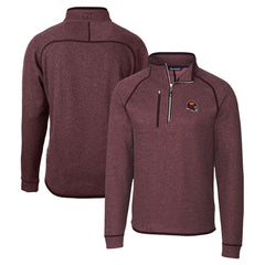 Cutter & Buck Helmet Mainsail Sweater-Knit Half-Zip Pullover Jacket - Washington Commanders Pullover