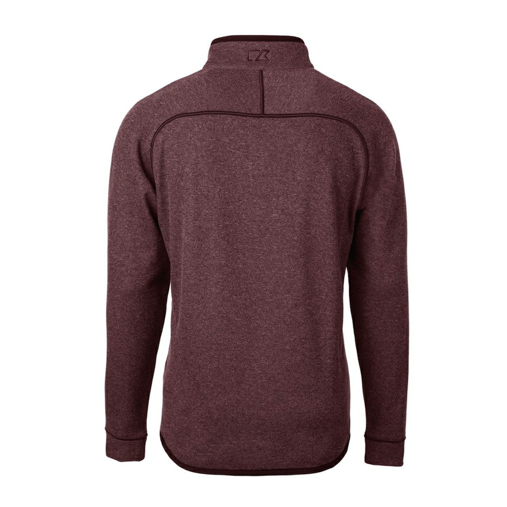 Cutter & Buck Helmet Mainsail Sweater-Knit Half-Zip Pullover Jacket - Washington Commanders Pullover