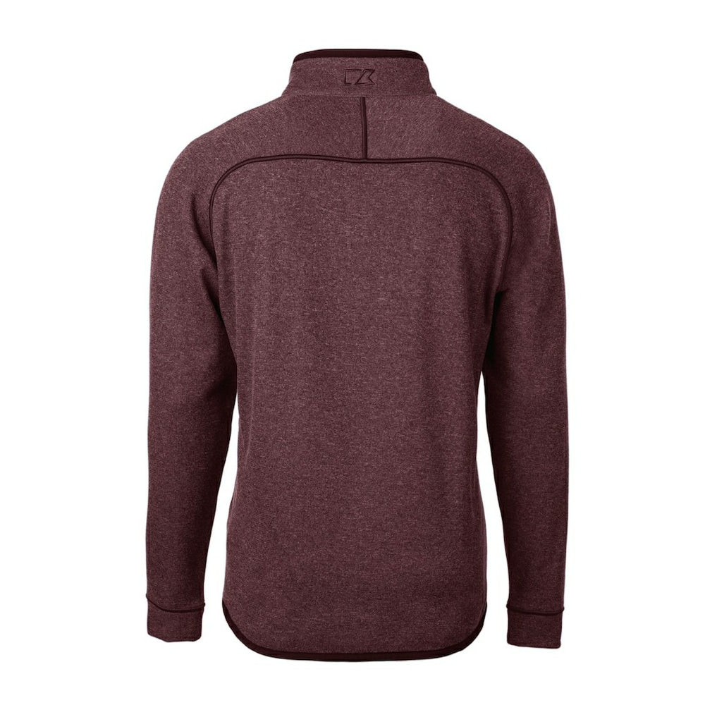 Cutter & Buck Helmet Mainsail Sweater-Knit Half-Zip Pullover Jacket - Washington Commanders Pullover
