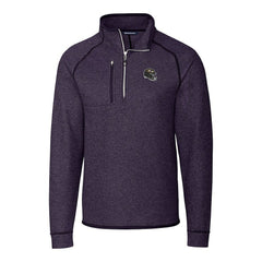 Cutter & Buck Helmet Mainsail Sweater-Knit Half-Zip Pullover Jacket - Baltimore Ravens Pullover