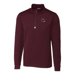Cutter & Buck Helmet Traverse Stretch Quarter-Zip Pullover Top - Washington Commanders Pullover