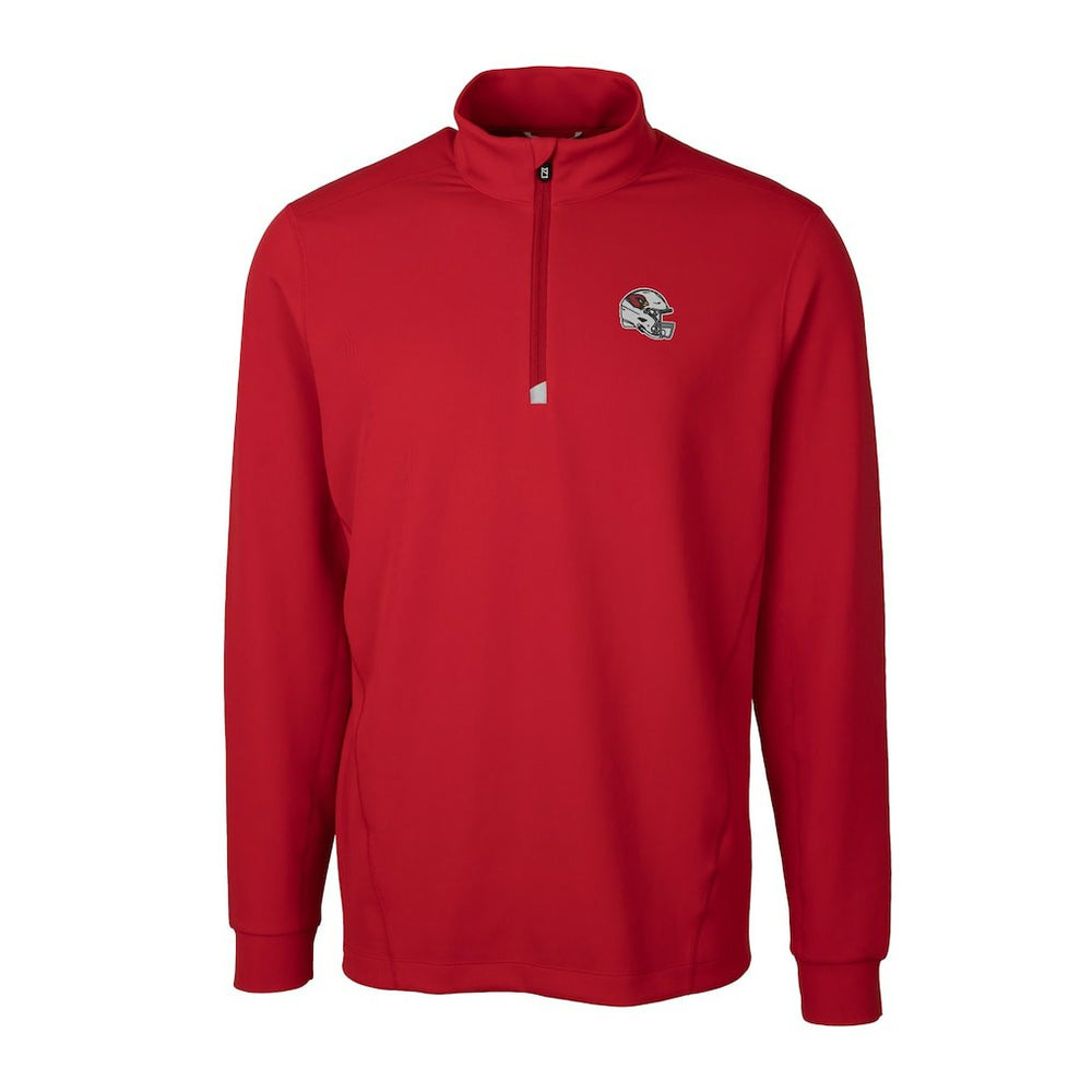 Cutter & Buck Helmet Traverse Stretch Quarter-Zip Pullover Top - Arizona Cardinals Pullover