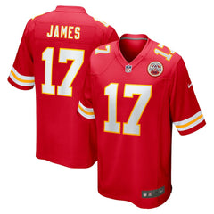 Richie James  Game Jersey - Kansas City Chiefs Jerseys