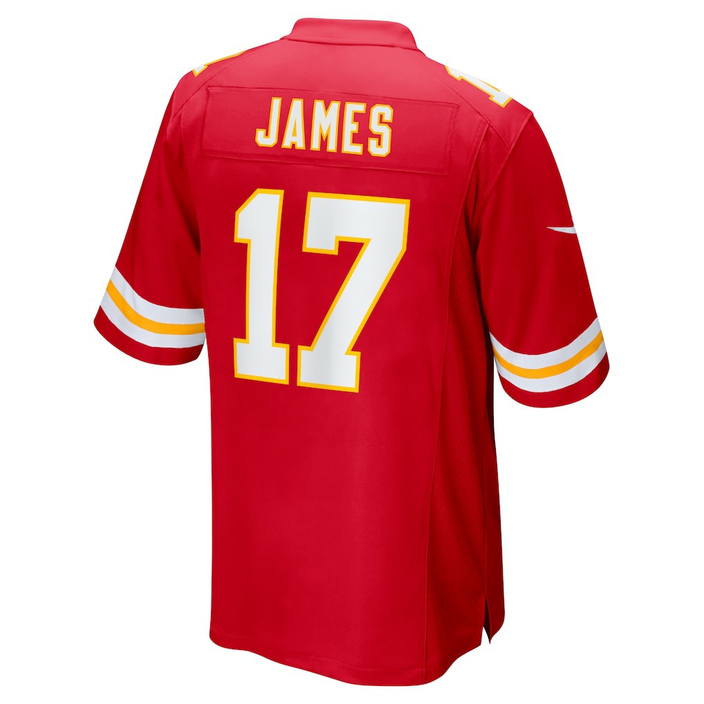 Richie James  Game Jersey - Kansas City Chiefs Jerseys