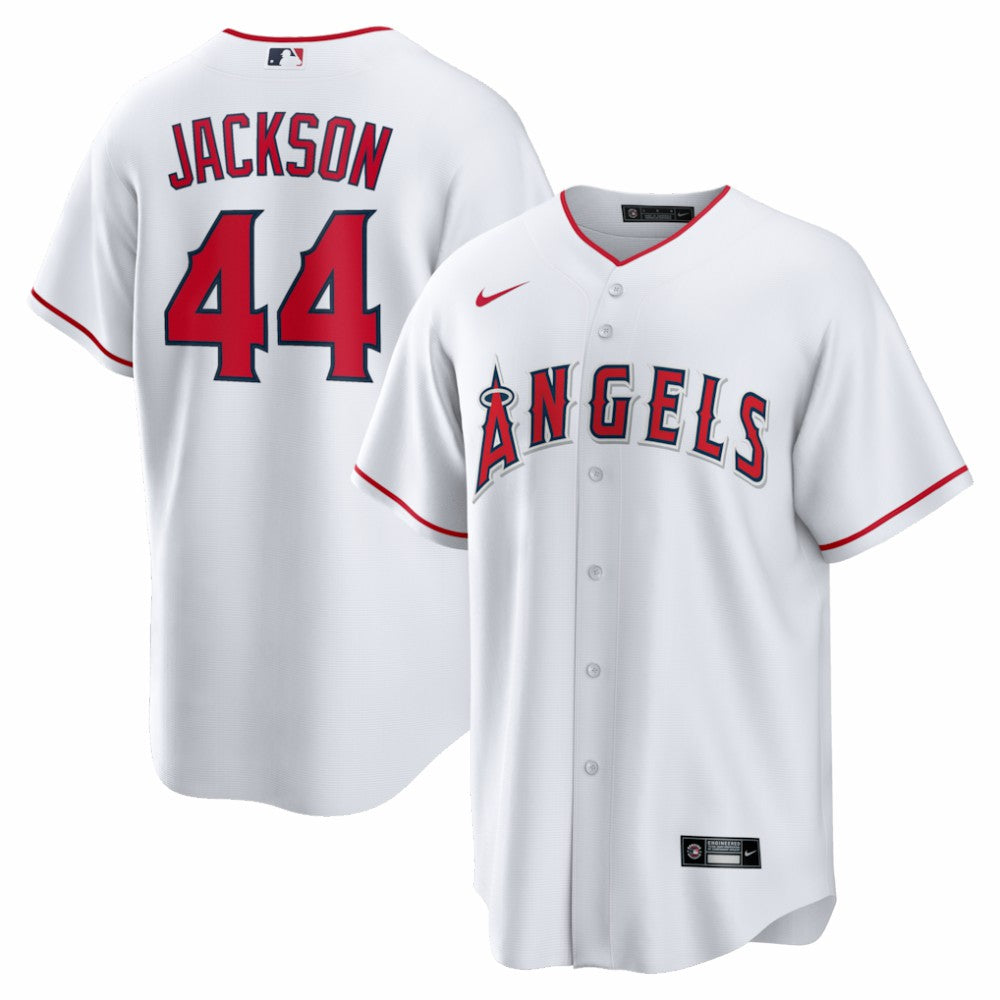 White Reggie Jackson Los Angeles Angels Nike Home Retired Player Replica Jersey