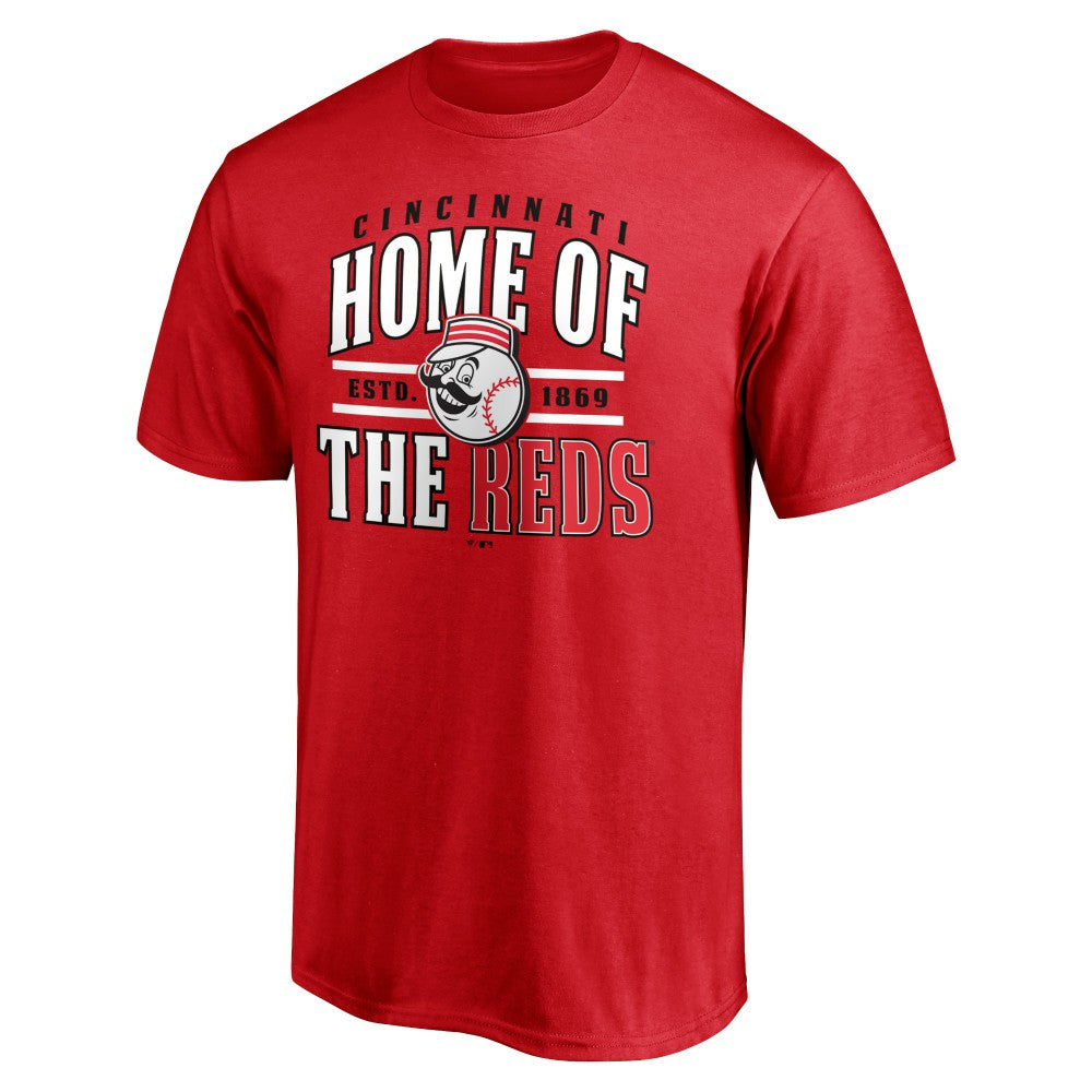 Red Cincinnati Reds Hometown Collection Home of The Reds T-Shirt
