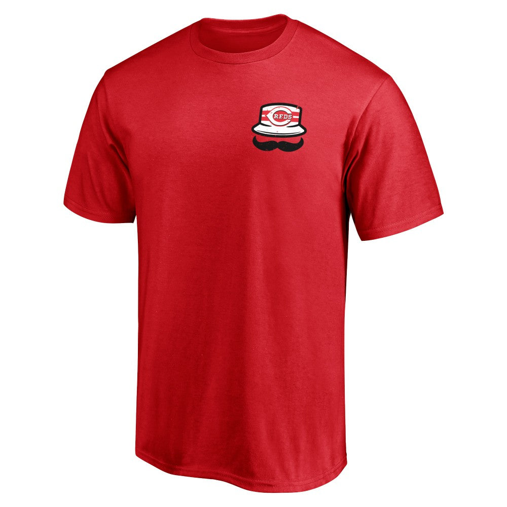 Red Cincinnati Reds Hometown Collection Stache T-Shirt