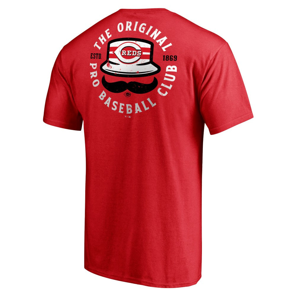 Red Cincinnati Reds Hometown Collection Stache T-Shirt