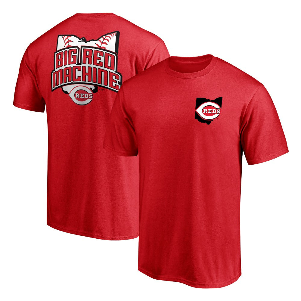 Red Cincinnati Reds Hometown Collection State Big Red Machine T-Shirt
