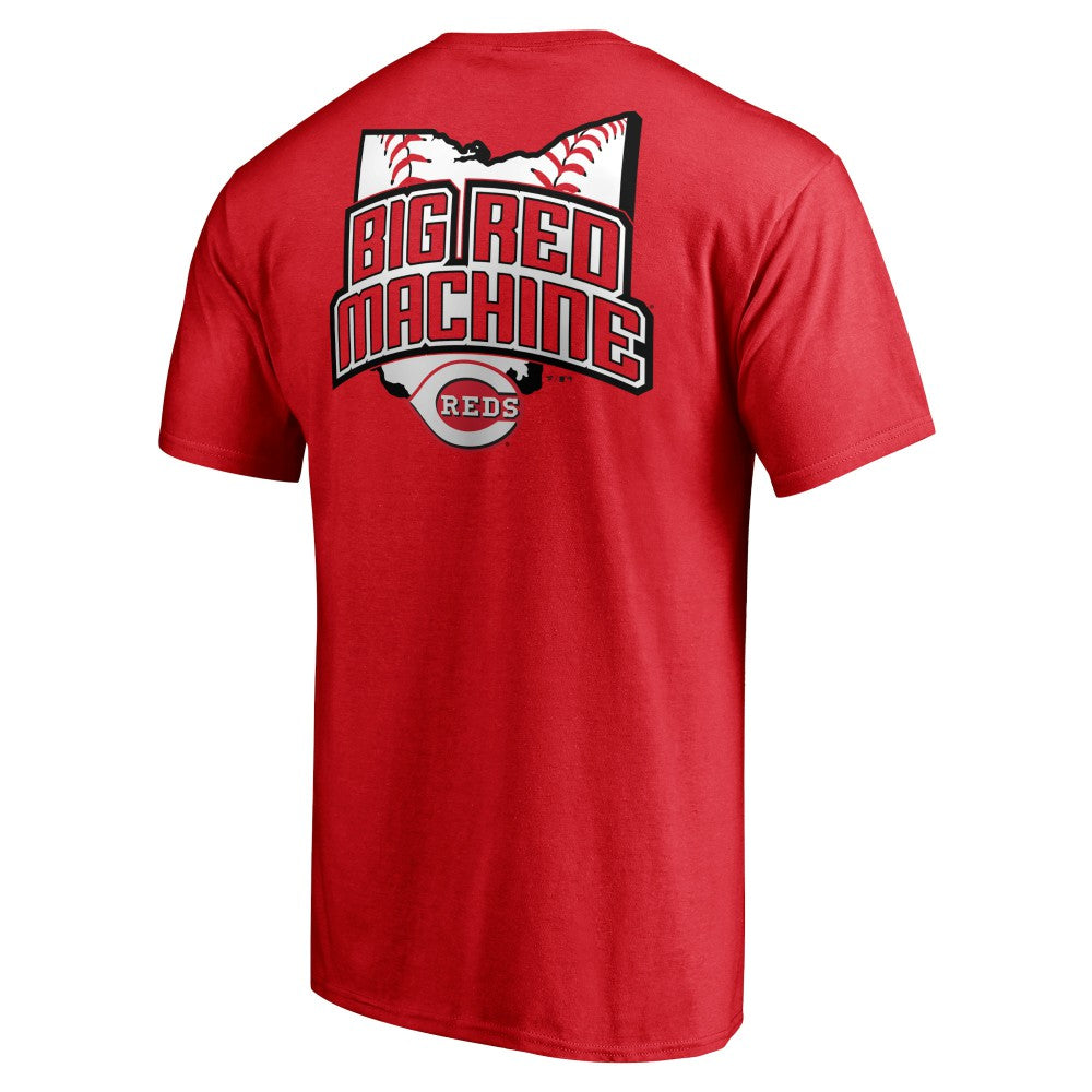 Red Cincinnati Reds Hometown Collection State Big Red Machine T-Shirt