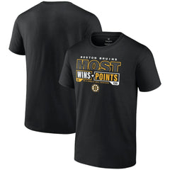 NHL Boston Bruins Most Ever NHL Wins & Points T-Shirt
