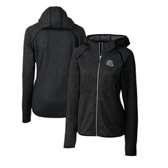 Cutter & Buck Women's Helmet Logo Mainsail Sweater-Knit Full-Zip Hoodie - Detroit Lions Hoodies