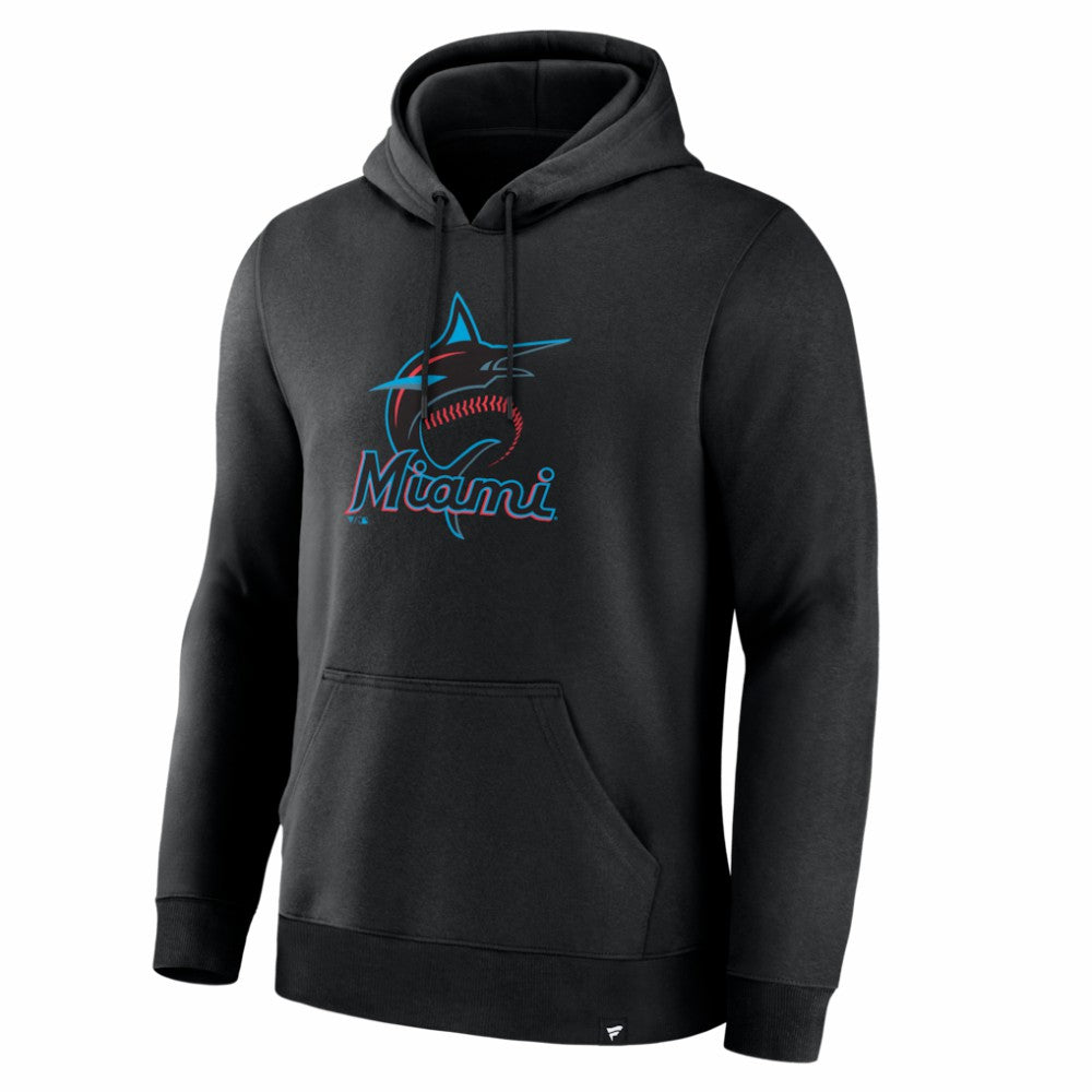 Black Miami Marlins Fanatics Primary Logo Legacy Hoodie