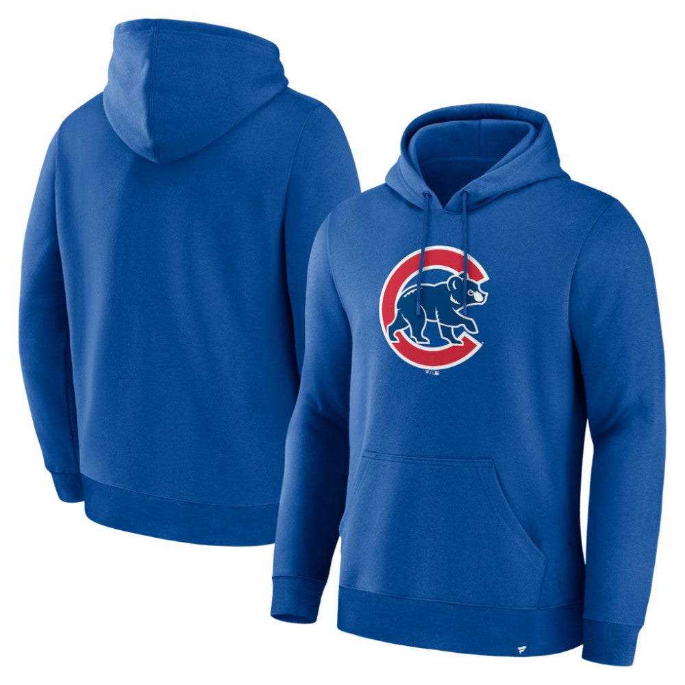 Royal Chicago Cubs Fanatics Primary Logo Legacy Hoodie