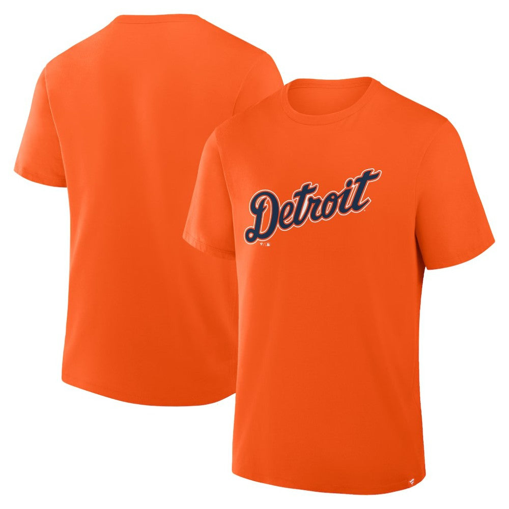 Orange Detroit Tigers Fanatics Wordmark Legacy T-Shirt