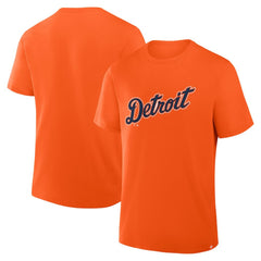 Orange Detroit Tigers Fanatics Wordmark Legacy T-Shirt