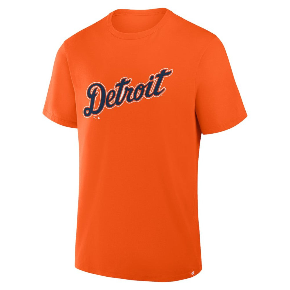 Orange Detroit Tigers Fanatics Wordmark Legacy T-Shirt