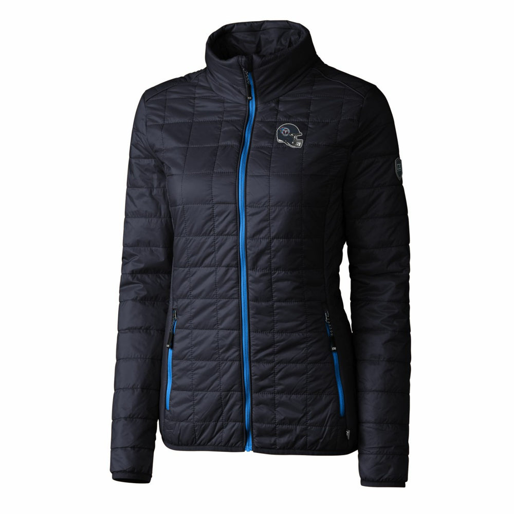 Cutter & Buck Women's Helmet Logo Rainier PrimaLoft Eco Insulated Full-Zip Puffer Jacket - Tennessee Titans Jackets