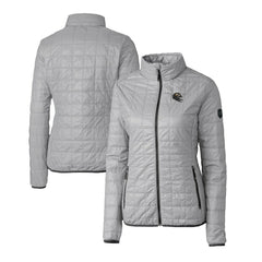 Cutter & Buck Women's Helmet Logo Rainier PrimaLoft Eco Insulated Full-Zip Puffer Jacket - Baltimore Ravens Jackets