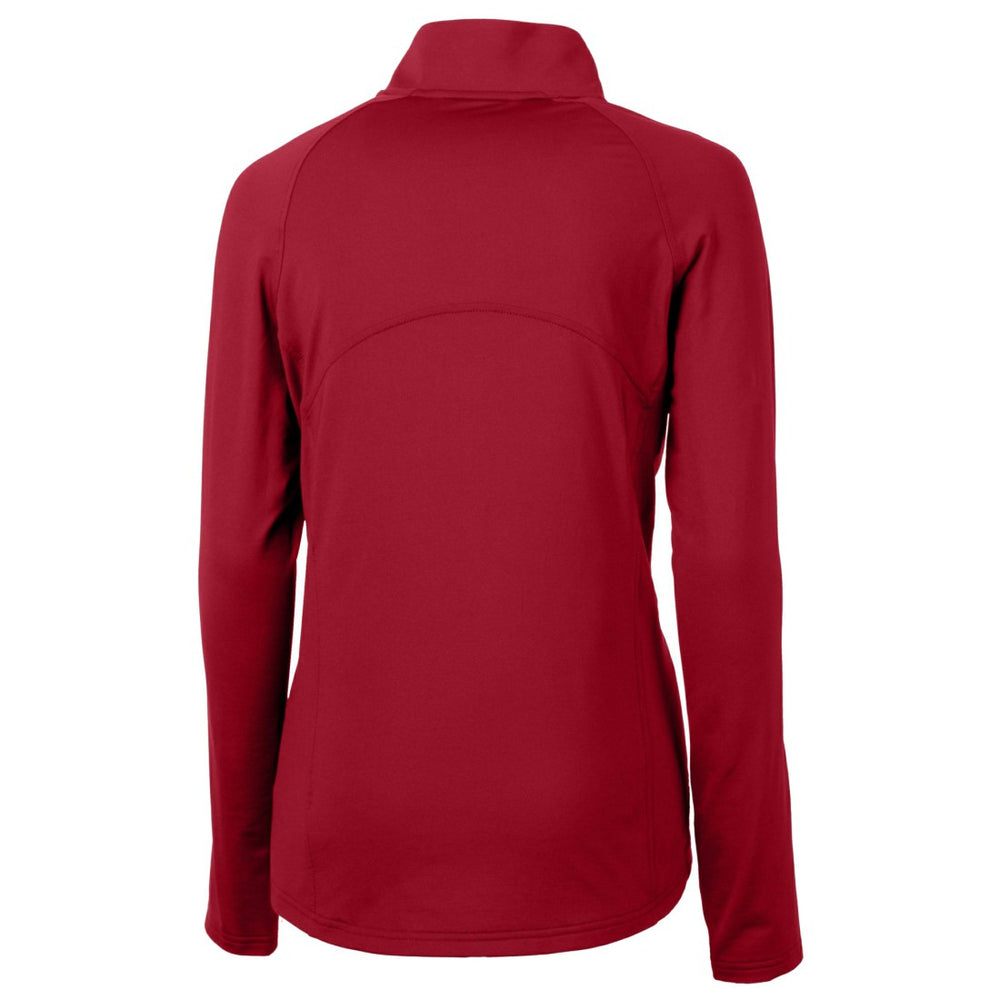 Cutter & Buck Women's Helmet Logo Adapt Eco Knit Stretch Recycled Half-Zip Pullover Top - Houston Texans Pullover