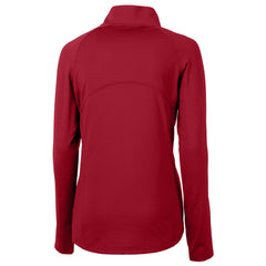Cutter & Buck Women's Helmet Logo Adapt Eco Knit Stretch Recycled Half-Zip Pullover Top - Houston Texans Pullover