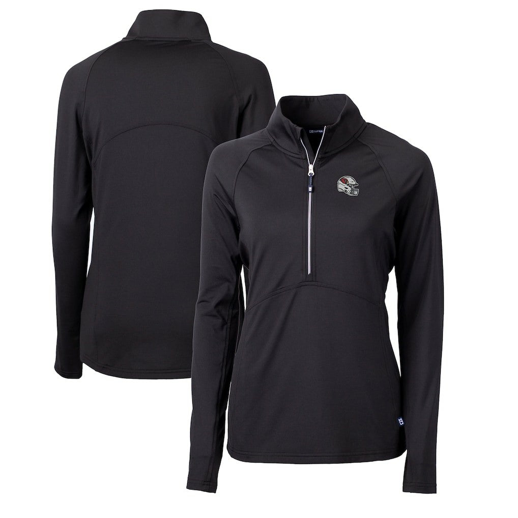 Cutter & Buck Women's Helmet Logo Adapt Eco Knit Stretch Recycled Half-Zip Pullover Top - Arizona Cardinals Pullover