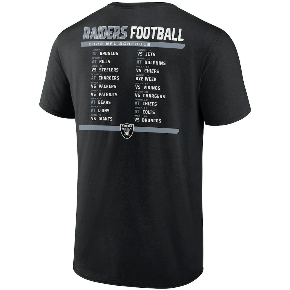 Two-Pack 2023 Schedule T-Shirt Combo Set - Las Vegas Raiders T-shirts