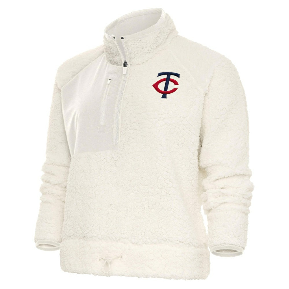 White Minnesota Twins Antigua Women's Fusion Pullover