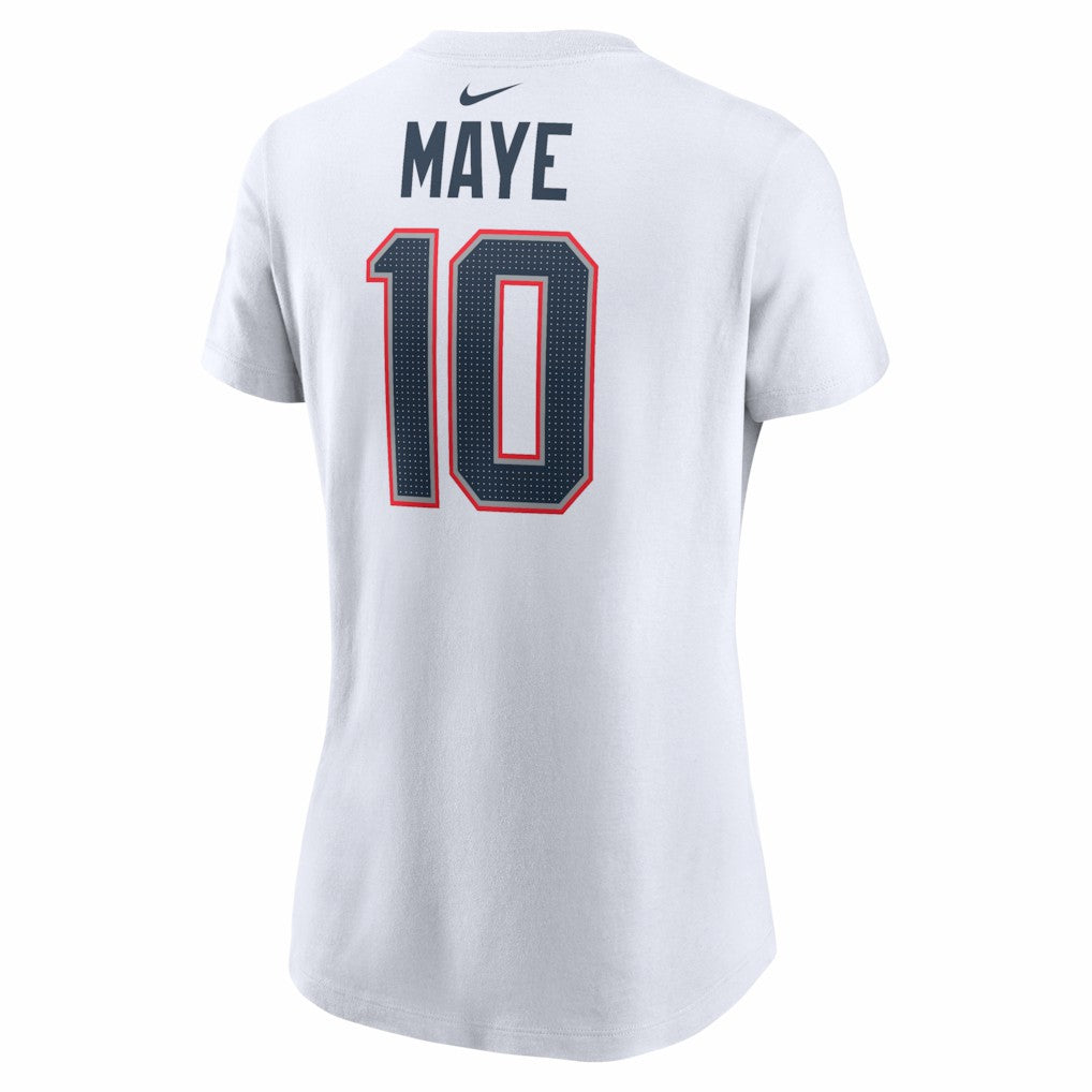 Drake Maye  Women's Player Name & Number T-Shirt - New England Patriots T-shirts