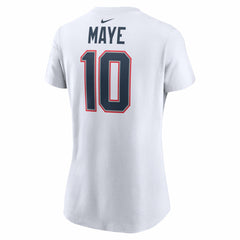 Drake Maye  Women's Player Name & Number T-Shirt - New England Patriots T-shirts