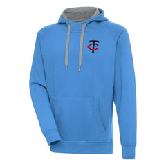 Light Blue Minnesota Twins Antigua Victory Pullover Hoodie