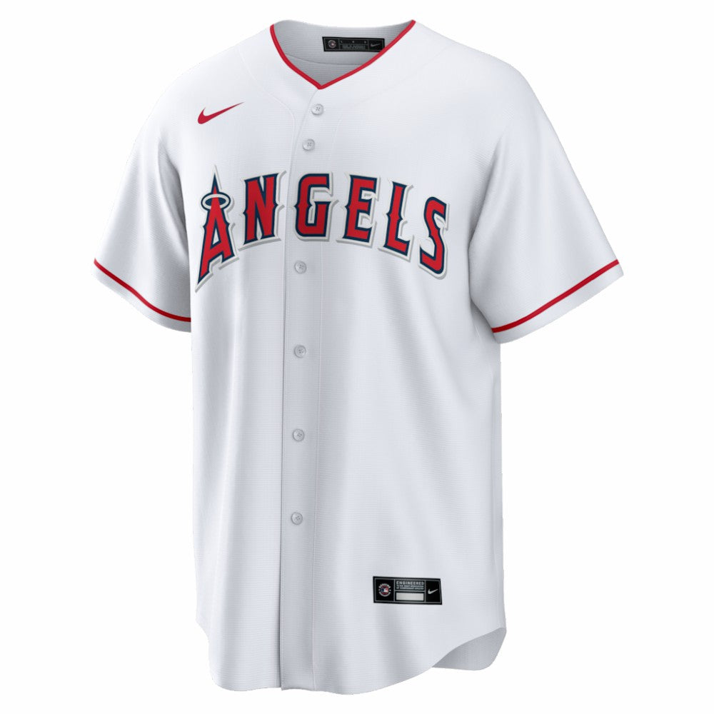 White Nolan Ryan Los Angeles Angels Nike Home Retired Player Replica Jersey
