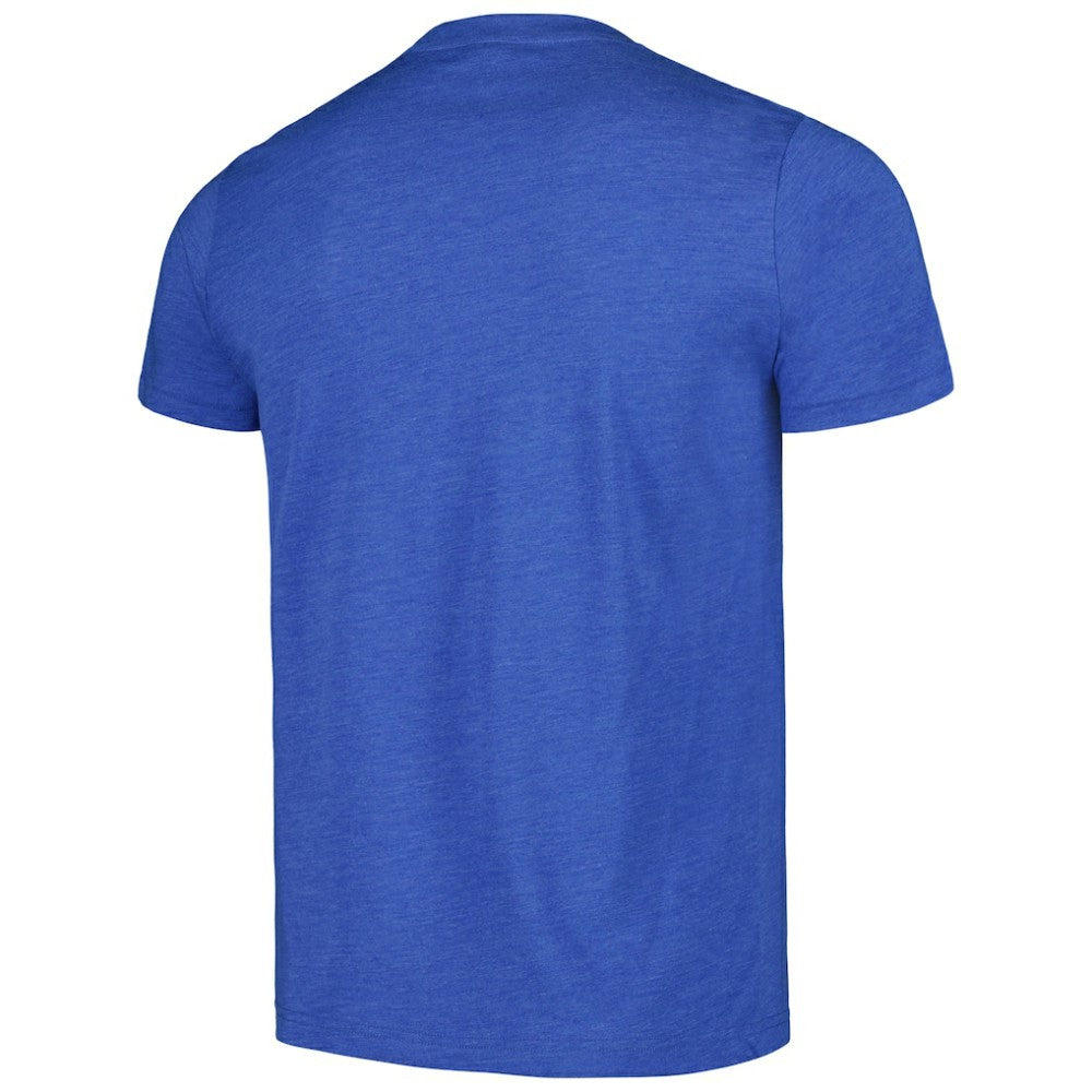 Royal Chicago Cubs Homage Doodle Collection The Friendly Confines Tri-Blend T-Shirt