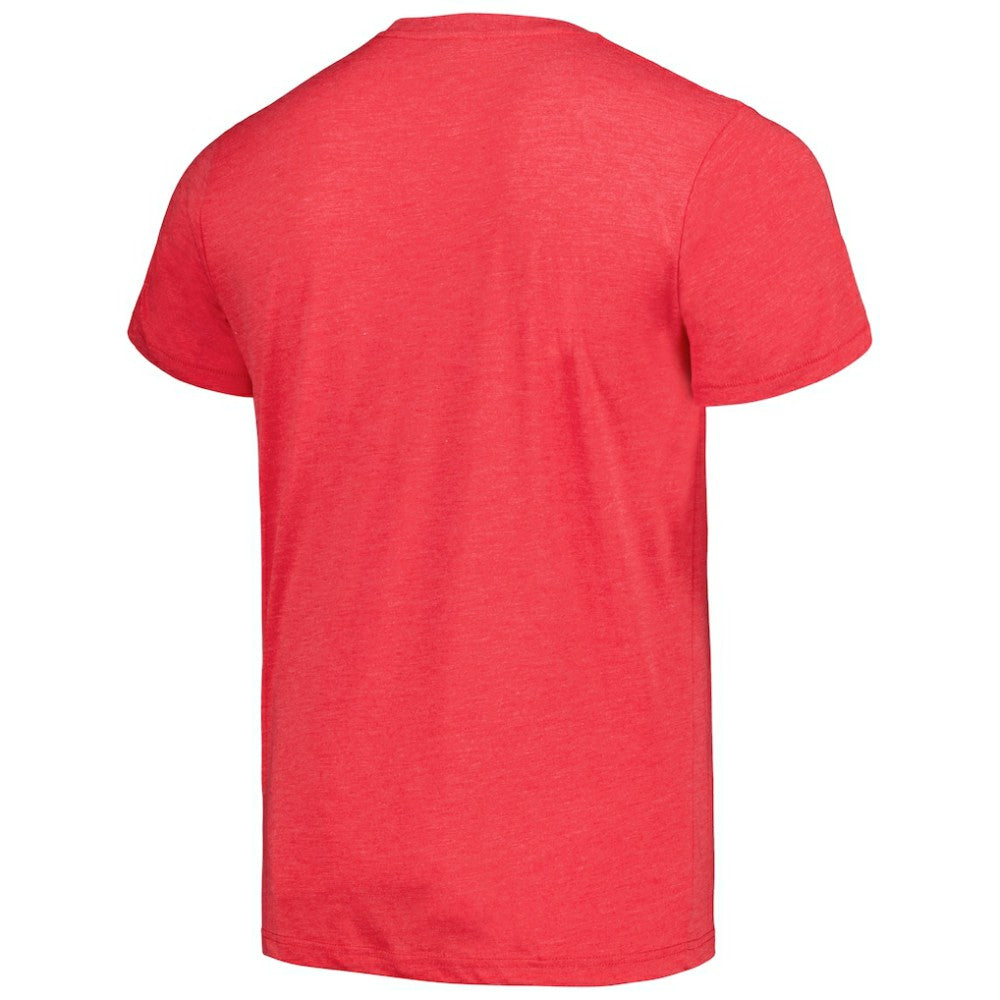 Red Los Angeles Angels Homage Doodle Collection It's Rally Time Tri-Blend T-Shirt
