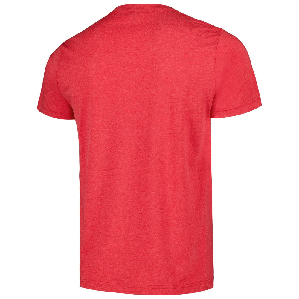 Red St. Louis Cardinals Homage Doodle Collection The Runnin' Redbirds Tri-Blend T-Shirt